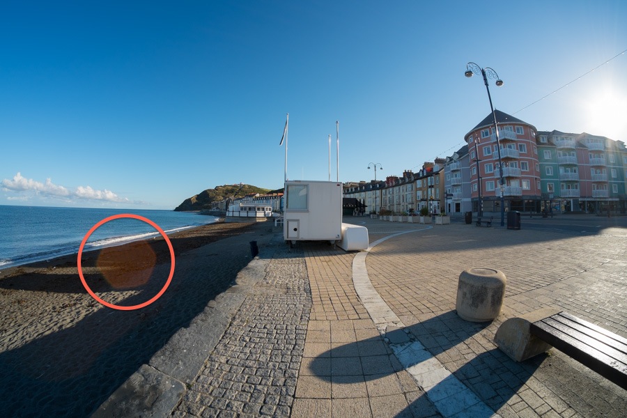 Samyang 8mm flare example