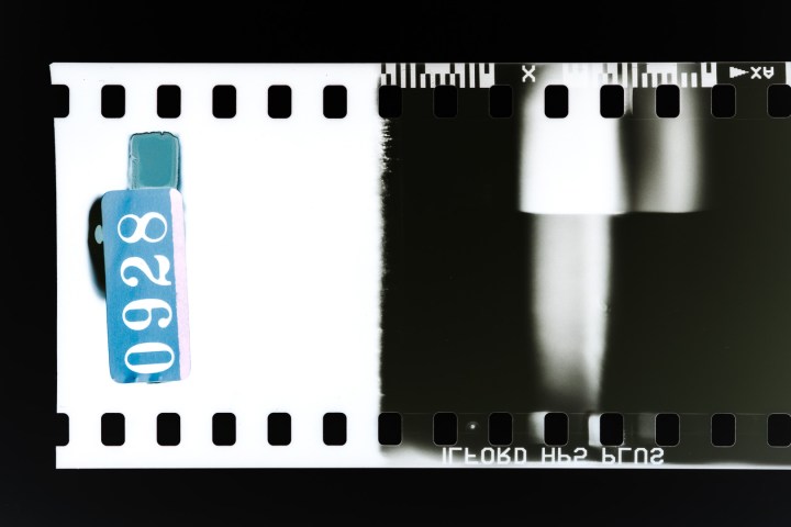 Partial film strip