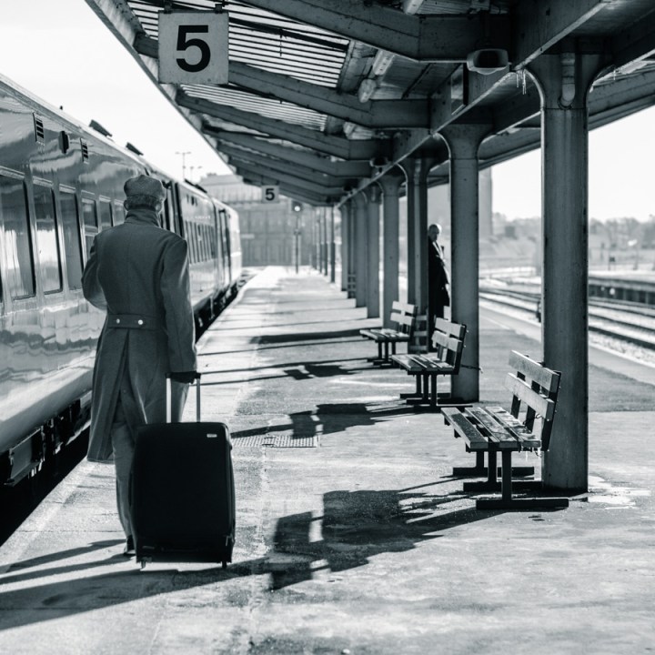 Cold morning on platform No. 5